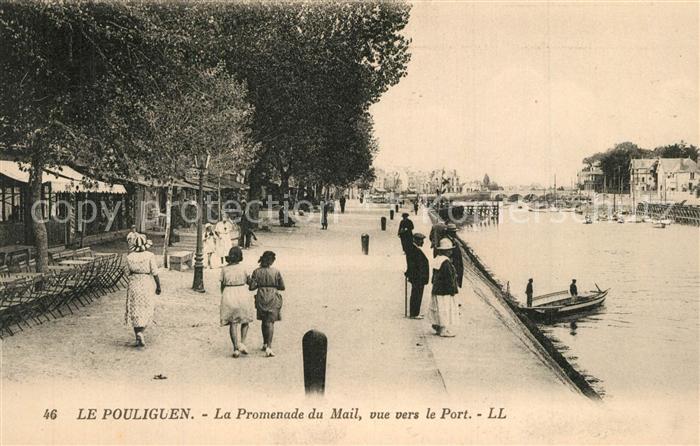 Le Pouliguen Promenade du Mail Port