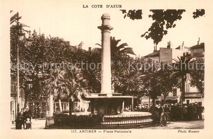 Antibes Alpes Maritimes Place Nationale