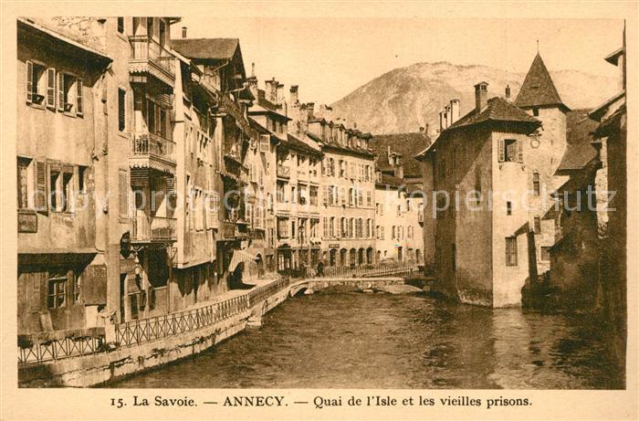 Annecy Haute-Savoie Quai de L_Isle vieilles prisons