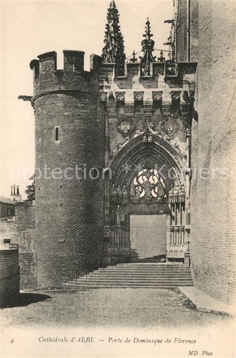 Albi Tarn Cathedrale Porte de Dominique de Florence