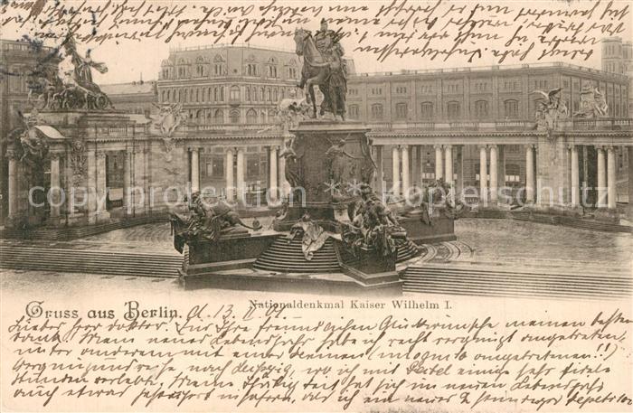 Berlin Nationaldenkmal Kaiser Wilhelm I