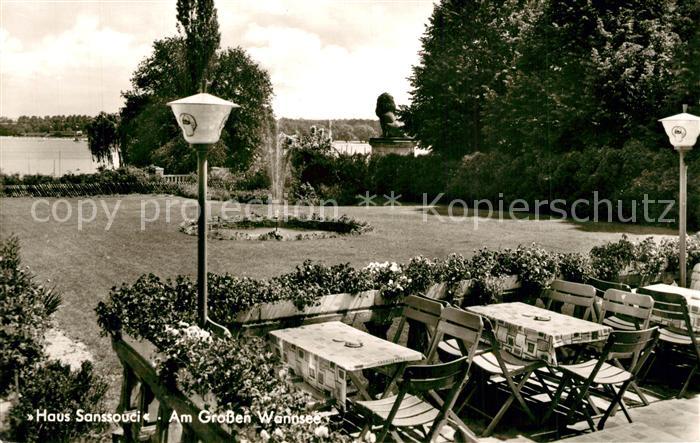 Wannsee Haus Sanssouci Sommergarten Panorama