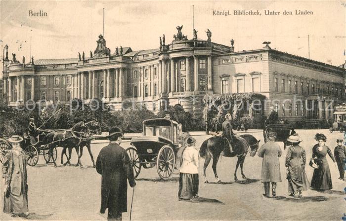 Berlin Koenigliche Bibliothek Kommode Bebelplatz Altes Palais