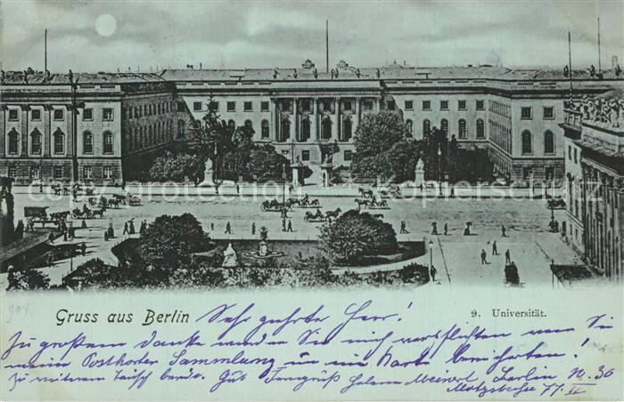 Berlin Humboldt Universitaet Staatsoper Unter den Linden Bebelplatz