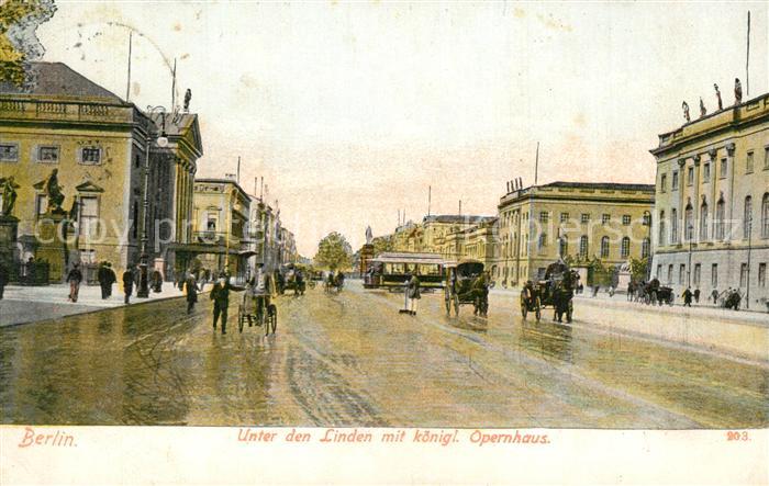 Berlin Unter den Linden Opernhaus