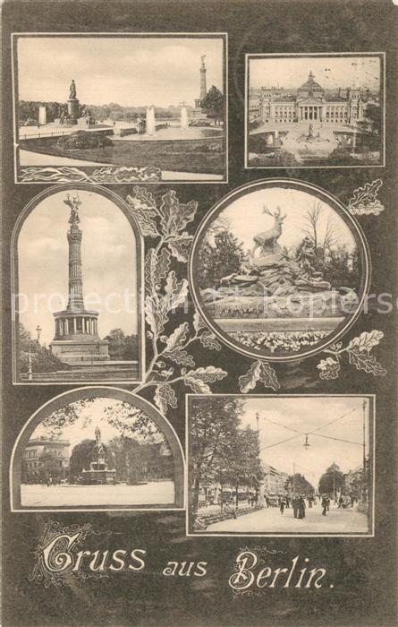 Berlin Reichstag Siegessaeule Unter den Linden