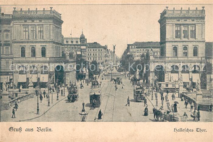 Berlin Hallesches Tor Strassenbahn Friedrichstrasse