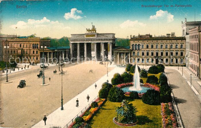 Berlin Brandenburger Tor Pariser Platz