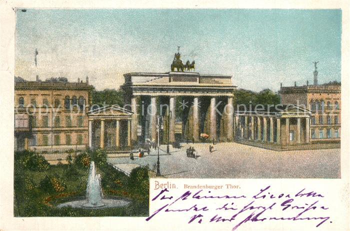 Berlin Brandenburger Tor Pariser Platz