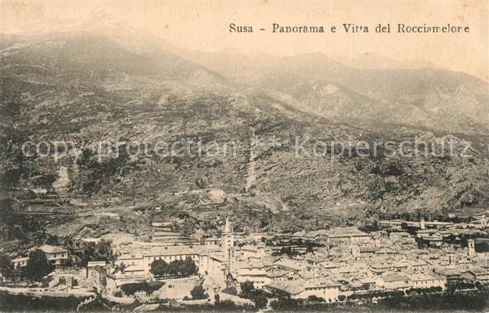 Susa Italia Panorama Vitta del Rocciamelore