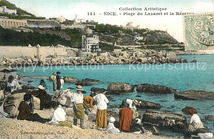 Nice Alpes Maritimes Plage du Lazaret Reserve