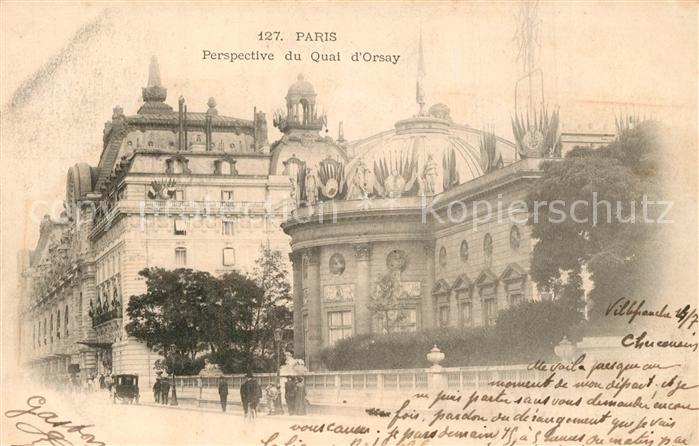 Paris Perspective du Quai d Orsay