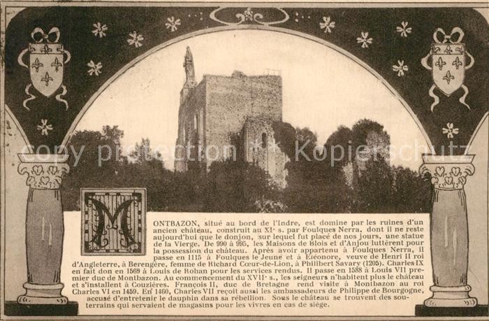 Montbazon Ruines Chateau