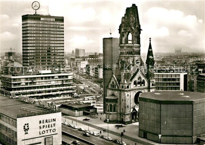 Berlin Europa Center Kaiser Wilhelm Gedaechniskirche