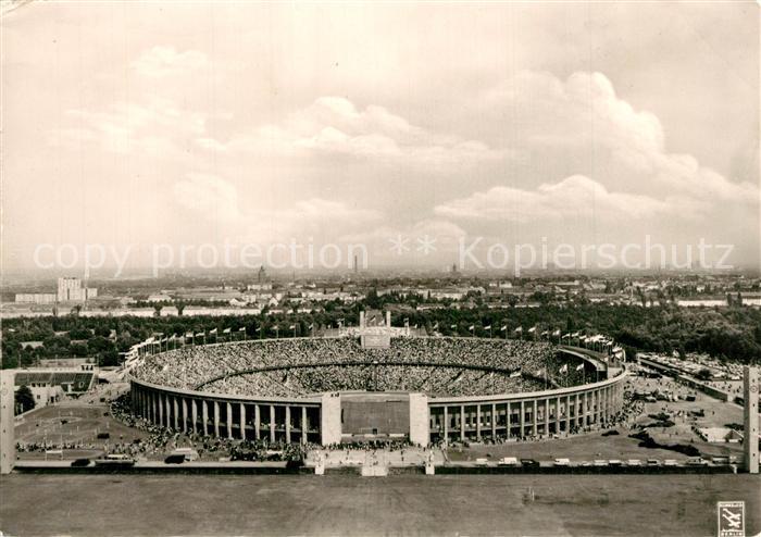 Berlin Olympiastadion Fliegeraufnahme
