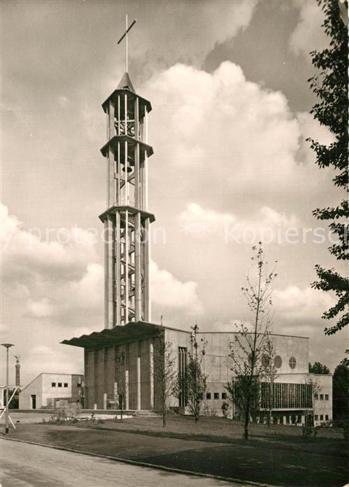 Berlin Kaiser Friedrich Gedaechnis Kirche Hansaviertel