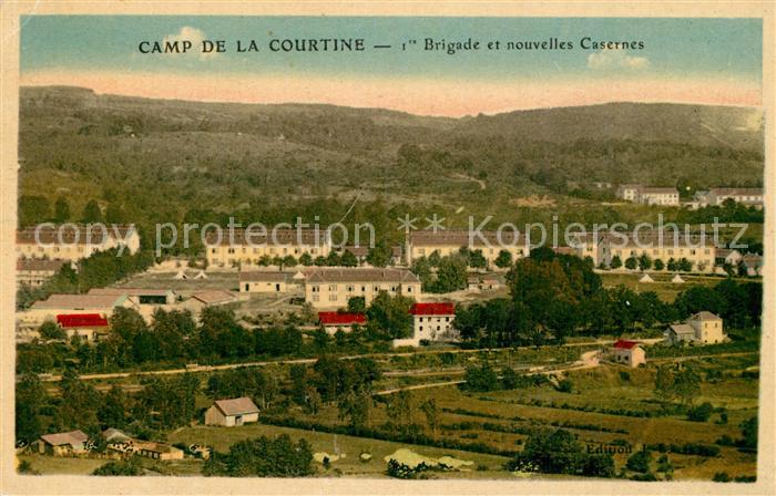 Camp de la Courtine 1re Brigade et nouvelles casernes