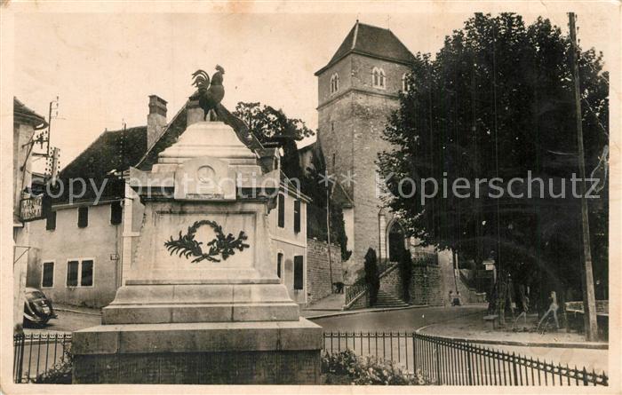 Salies-de-Bearn Monument aux Morts Eglise Saint Vincent