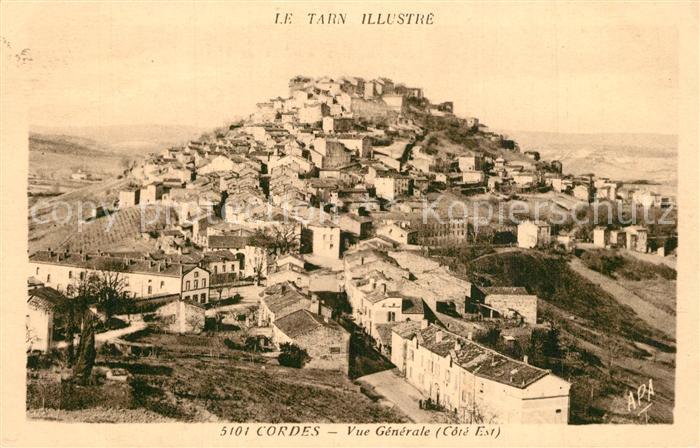 Cordes-sur-Ciel Vue Generale