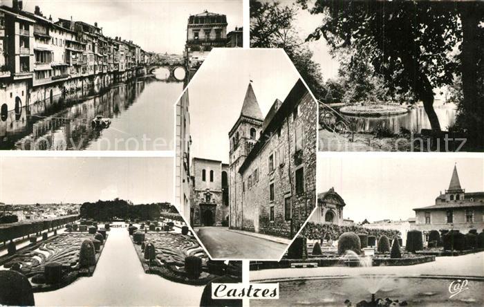 Castres Tarn Bords de l'Agoût Jardin du Mail Eglise Saint Benoit XIIIe siècle Ja