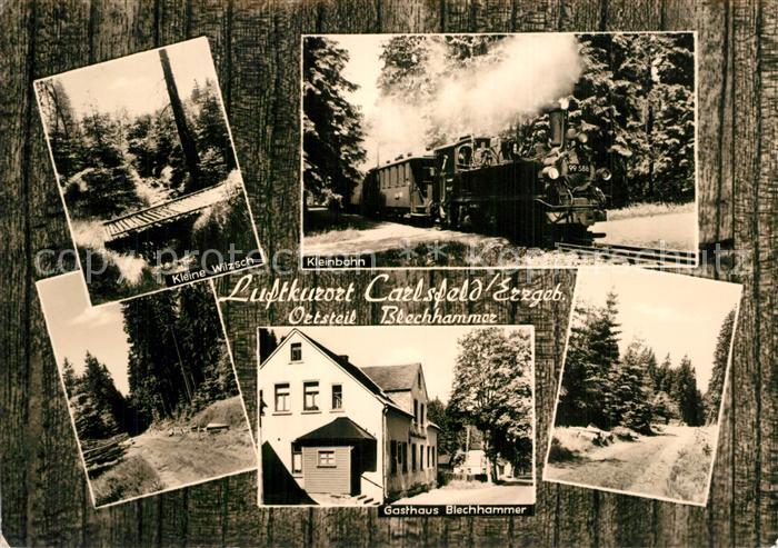 Blechhammer Carlsfeld Kleine Wilzsch Kleinbahn Dampflokomotiv