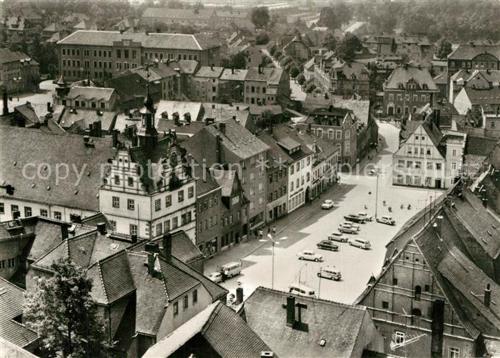 Colditz Blick auf den Marktplatz Innenstadt