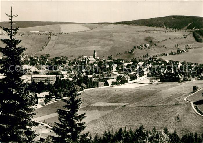 Oberwiesenthal Erzgebirge Panorama Sommer- und Wintererholungsort