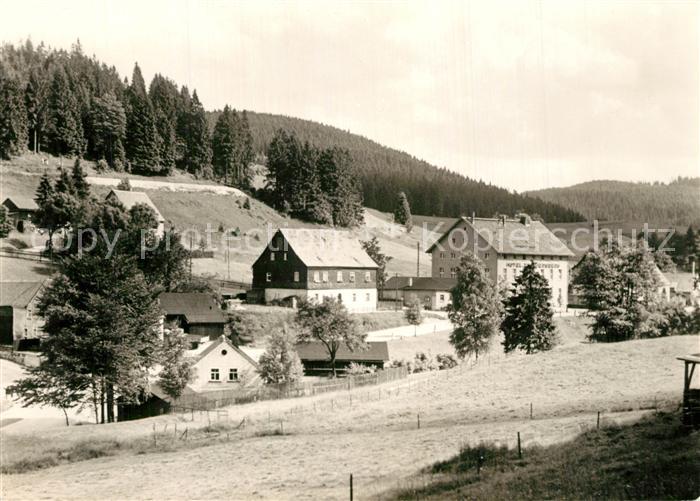Wildenthal Eibenstock Teilansicht mit Hotel