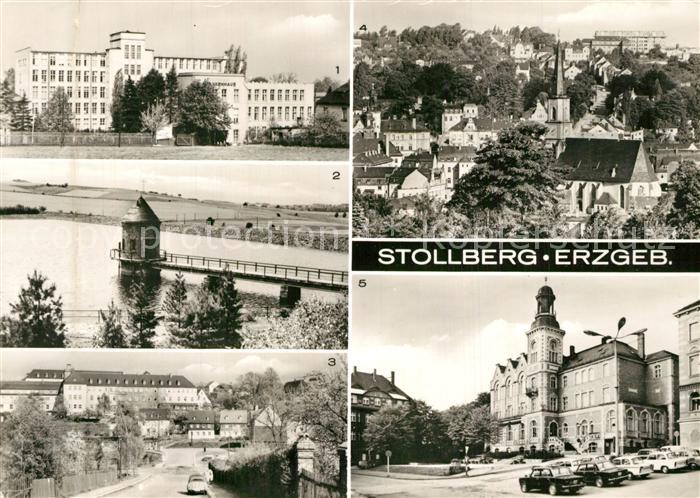 Stollberg Erzgebirge Bergbaukrankenhaus Querenbachtalsperre Kreiskrankenhaus Tei