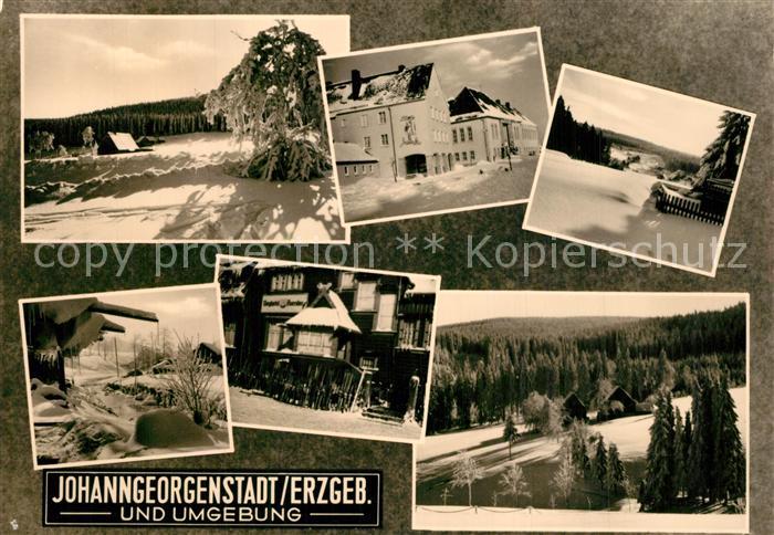 Johanngeorgenstadt und Umgebung Landschaftspanorama Winterimpressionen