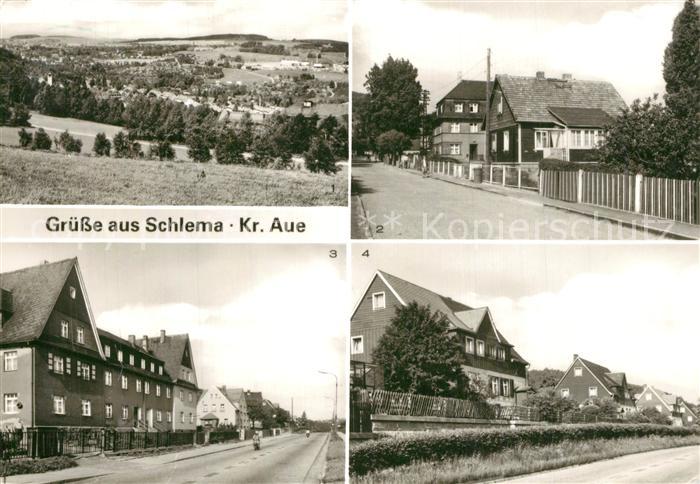 Bad Schlema Panorama Parkstrasse Auer Strasse Siedlung