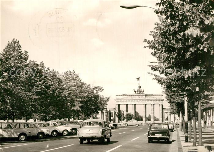 Berlin Hauptstadt der DDR Brandenburger Tor