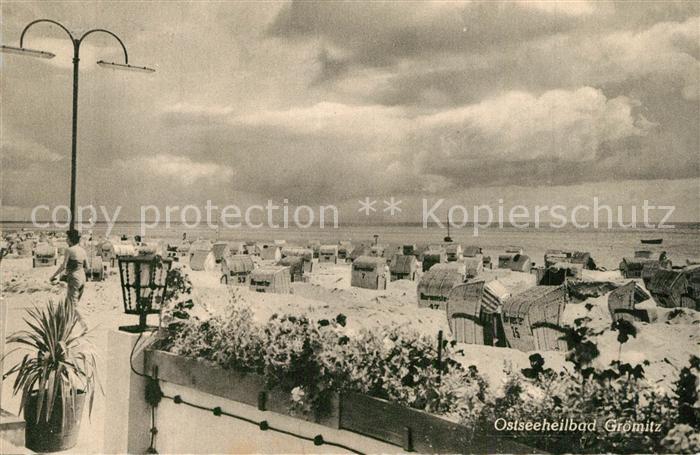 Groemitz Ostseebad Strandpartie