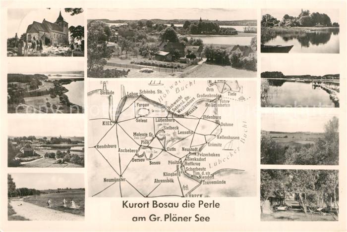 Bosau Kirche Teilansichten am Gr Ploener See