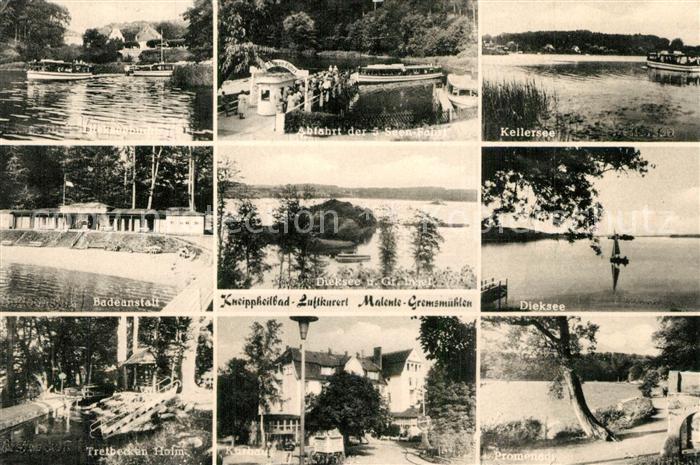 Malente-Gremsmuehlen Abfahrtstation 5 Seen Fahrt Kellersee Badeanstalt Dieksee T