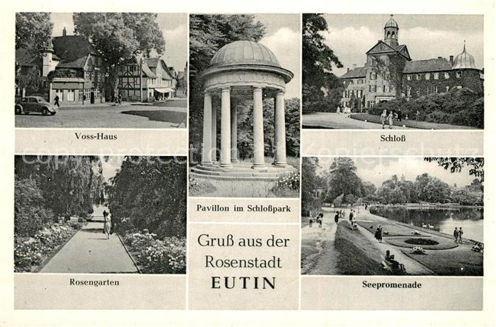 Eutin Voss Haus Pavillon Schlosspark Rosengarten Seepromenade