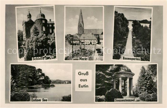 Eutin Schloss Markt Rosengarten Eutiner See Sonnentempel
