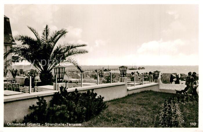 Groemitz Ostseebad Strandhalle Terrasse