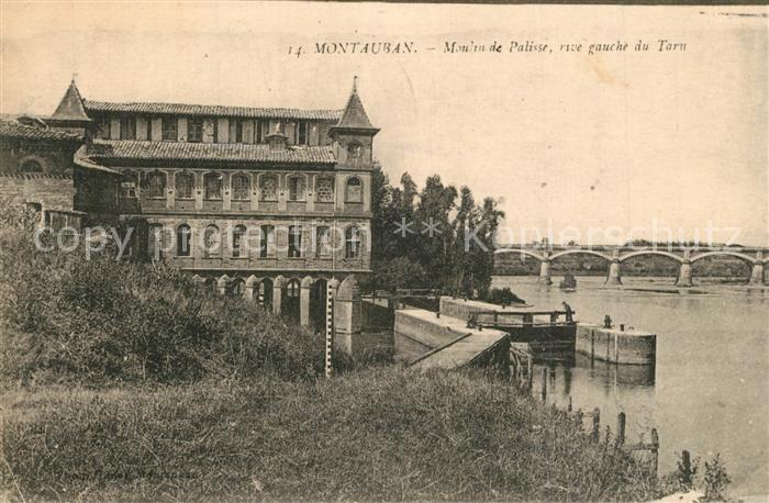 Montauban Tarn-et-Garonne Moulin de Palisse rive gauche du Tarn