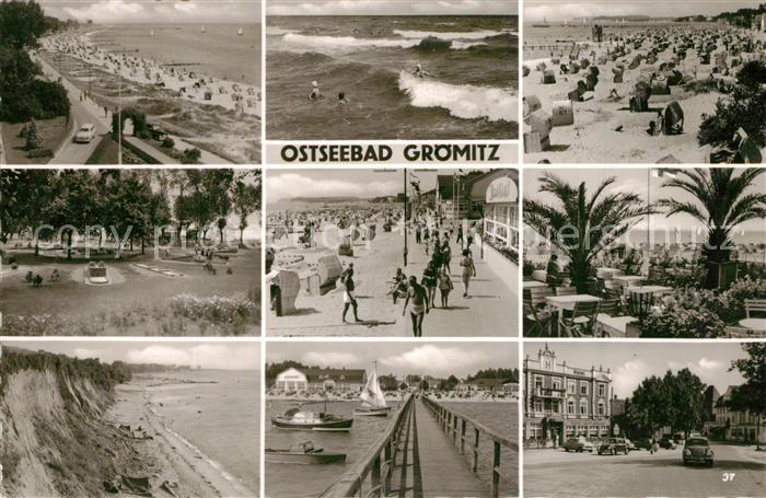 Groemitz Ostseebad Strandpartien Steilkueste Seebruecke Hotel