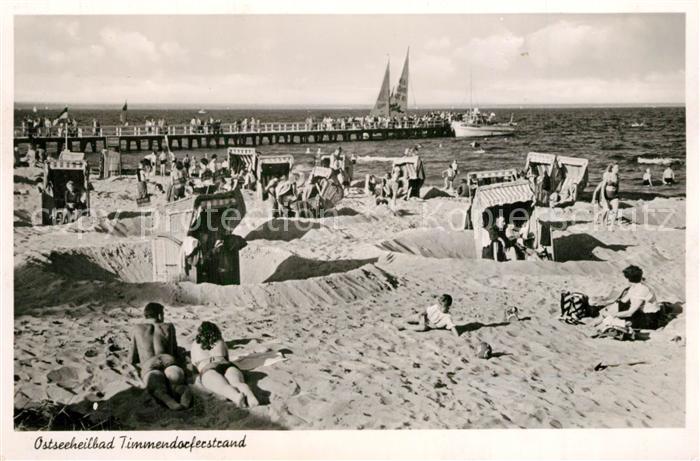Timmendorfer Strand Strand mit Seebruecke