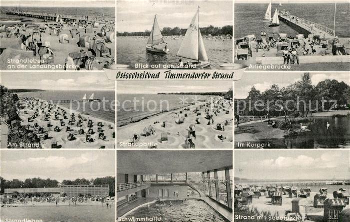Timmendorfer Strand Landungsbruecke Strandpartien Kurpark Schwimmhalle