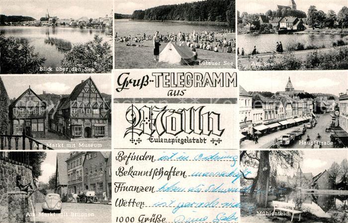 Moelln Lauenburg Seeblick Lutauer See Markt Museum Hauptstrasse Eulenspiegelbrun