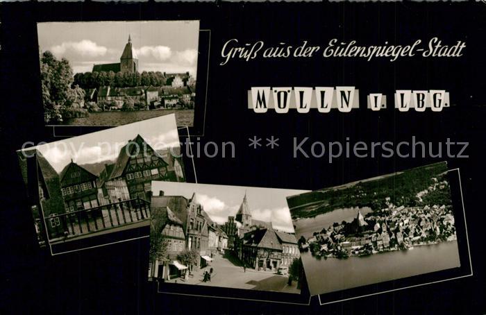 Moelln Lauenburg Kirche Rathaus Museum Panorama