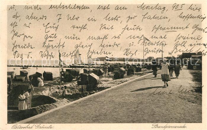 Groemitz Ostseebad Strandpromenade