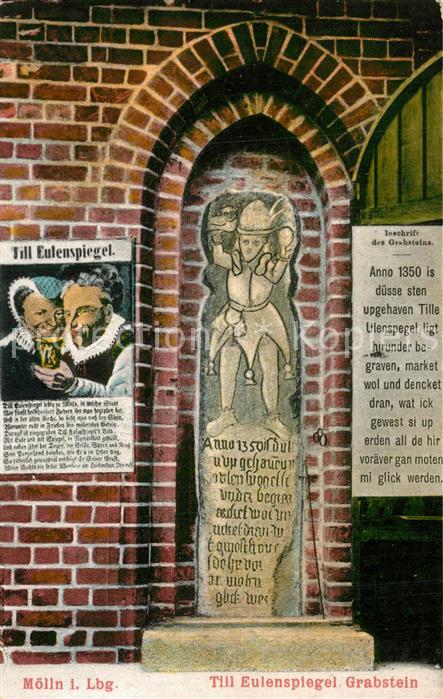 Moelln Lauenburg Till Eulenspiegel Grabstein