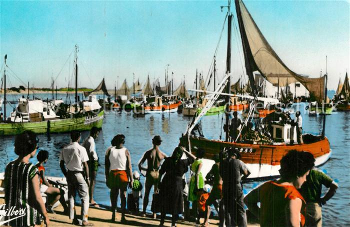 Ile d Oleron Le Port de la Cotiniere Arrivee des Pecheurs