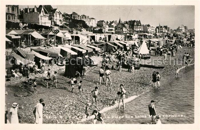 Le Havre La Plage aux bains Marie Christine