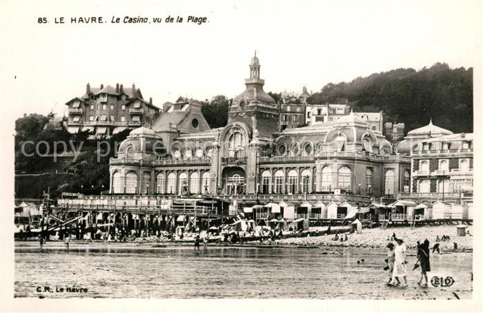 Le Havre Le Casino vu de la Plage