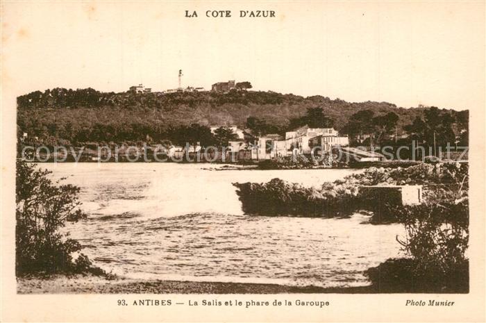 Antibes Alpes Maritimes La Salis et le phare de la Garoupe